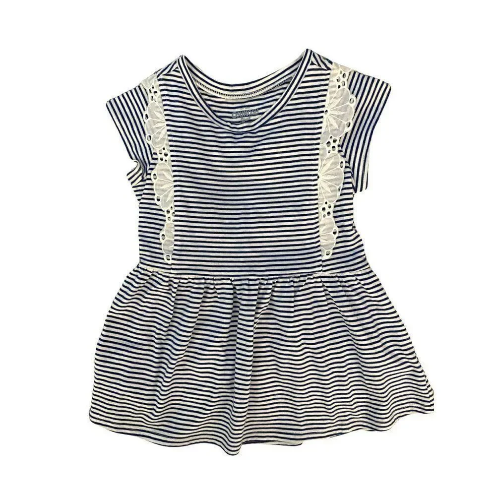 Oshkosh B'Gosh Blue/White Shirt (5)